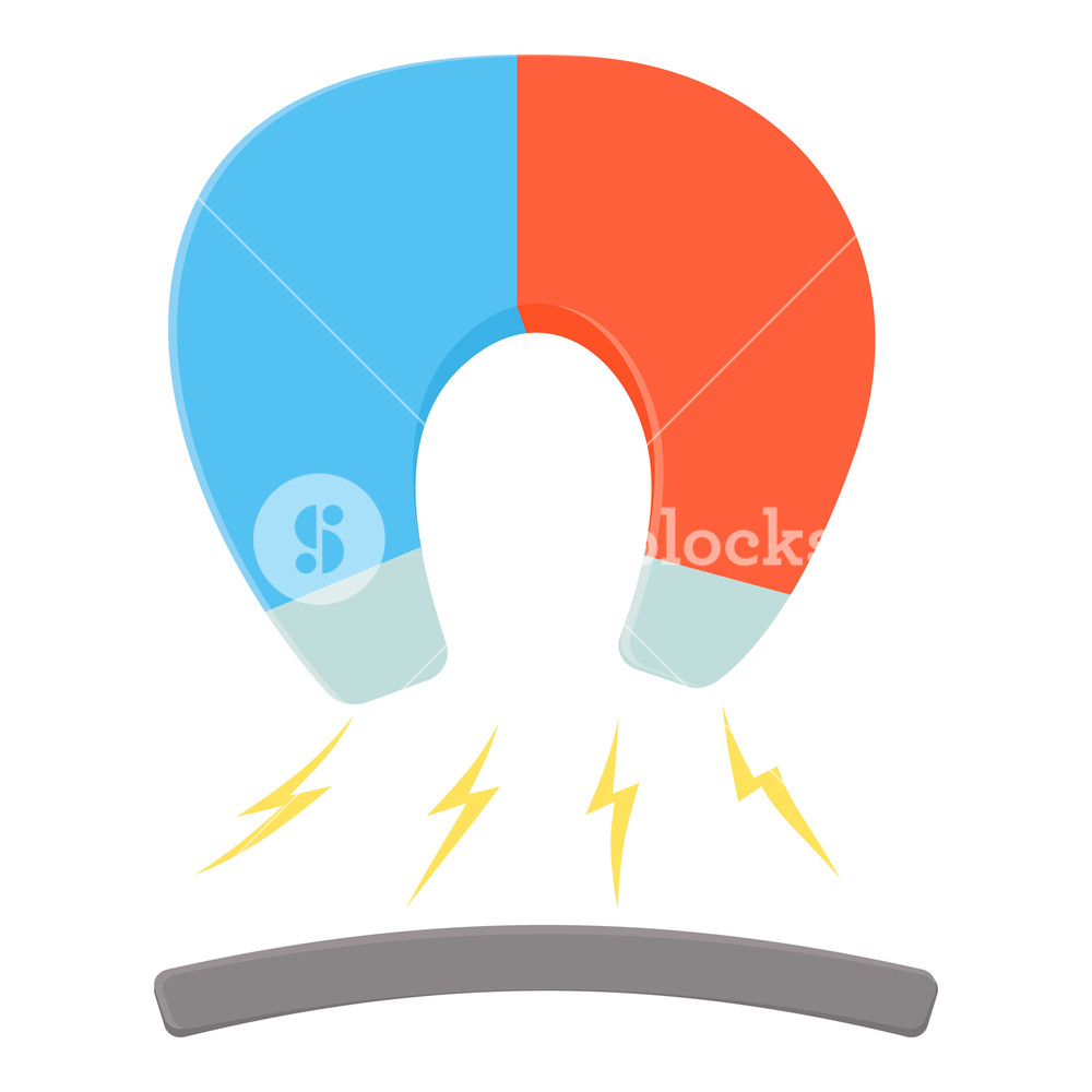 1000x1000 Horseshoe Magnet Icon Cartoon Illustration Of Horseshoe Magnet