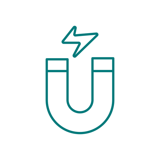 512x512 Horseshoe Magnet Stroke Icon