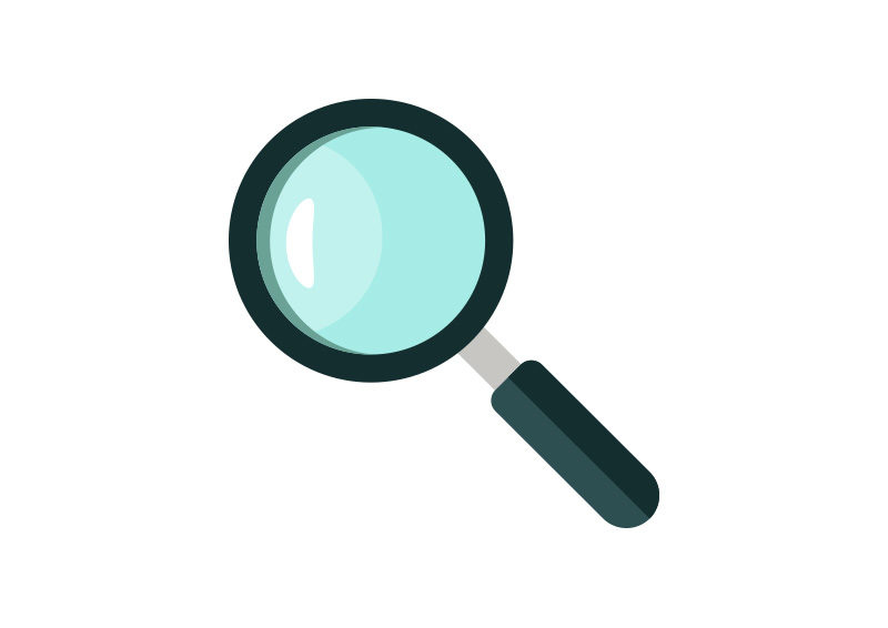 800x566 Magnifier Flat Vector Icon