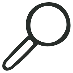 256x256 Magnifier Icon Outline Iconset Designcontest