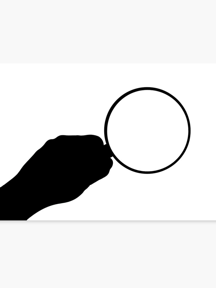 750x1000 Magnifier Icon Canvas Print