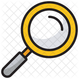 256x256 Magnifier Icon Of Colored Outline Style