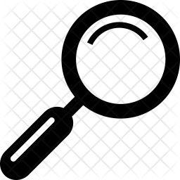 256x256 Magnifier Icon Of Glyph Style
