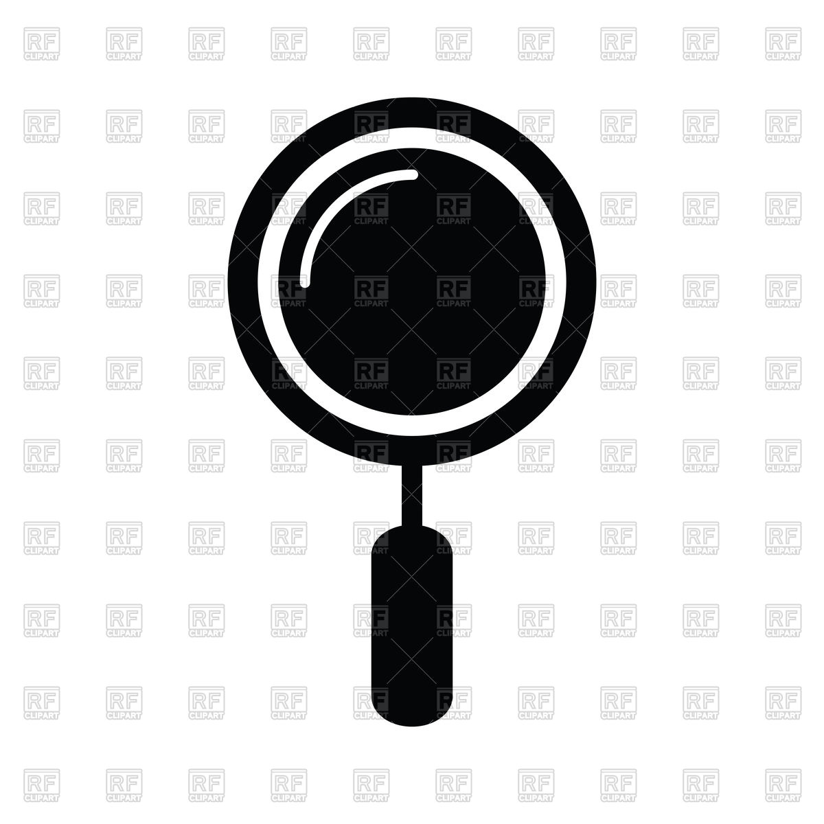 1200x1200 Magnifier Icon Vector Image Of Icons And Emblems Iconmama