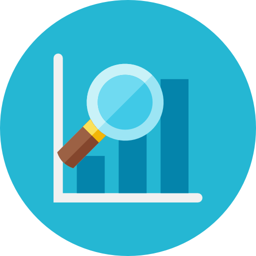 512x512 Graph Magnifier Icon Kameleon Iconset Webalys