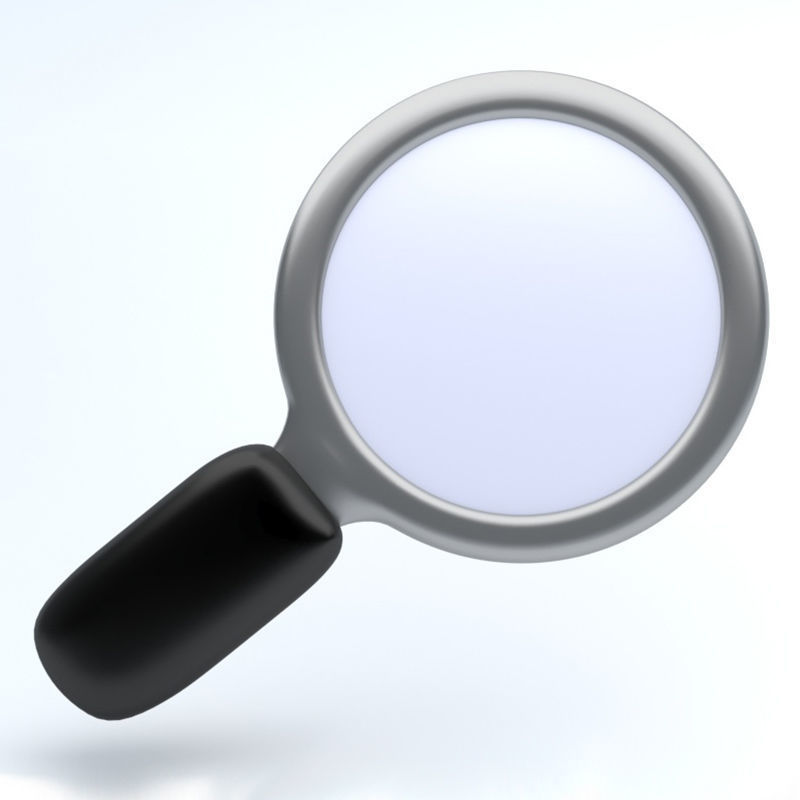 800x800 Asset Magnifying Glass Icon Cgtrader