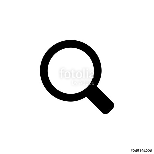 500x500 Magnifying Glass Icon Stock Image And Royalty Free Vector