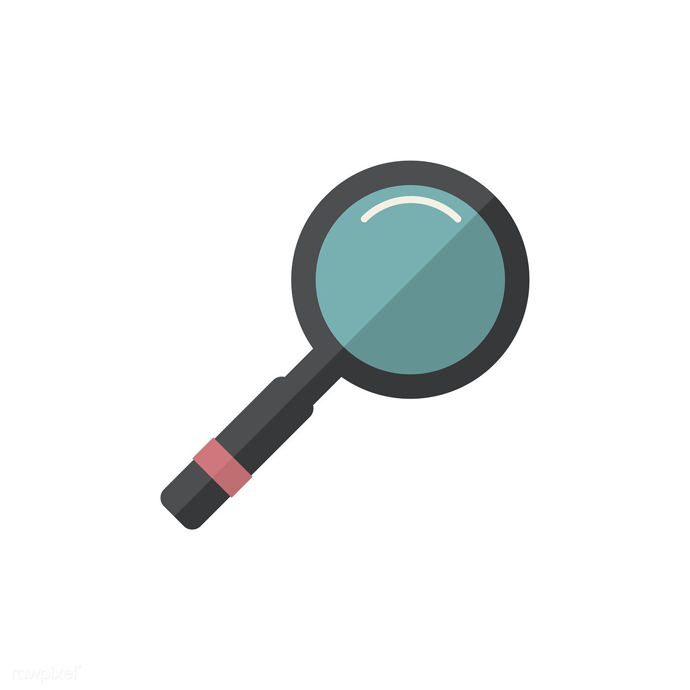 1400x1400 Illustration Of Magnifying Glass Icon Free Image
