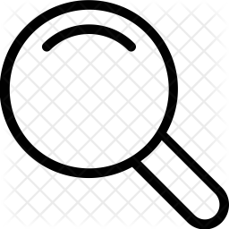 256x256 Magnifying Glass Icon Of Line Style