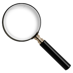 256x256 Old Magnifying Glass Icon, Png Clipart Image