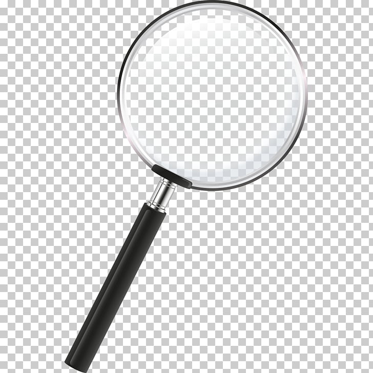 728x728 Magnifying Glass Icon, White Magnifying Glass Material, Black