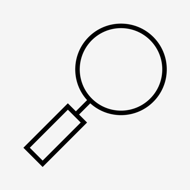 640x640 Vector Magnifying Glass Icon, Search, Find, Magnifying Glass Png