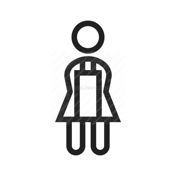 600x600 Maid Line Icon