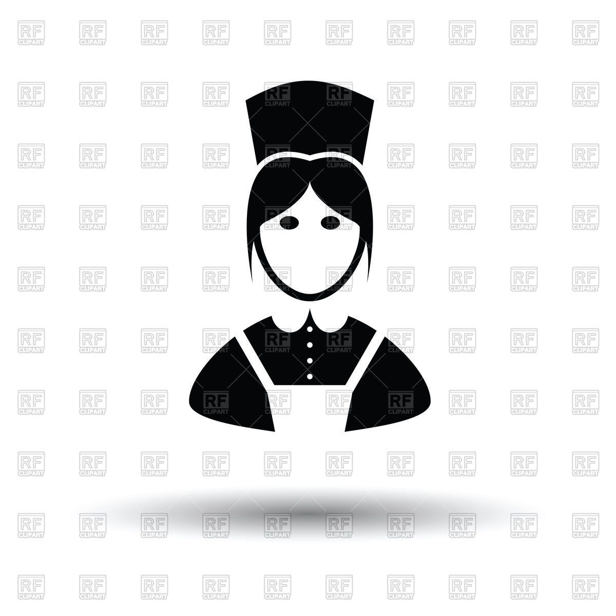 1200x1200 Hotel Maid Icon Vector Image Of Signs, Symbols, Maps Angelp