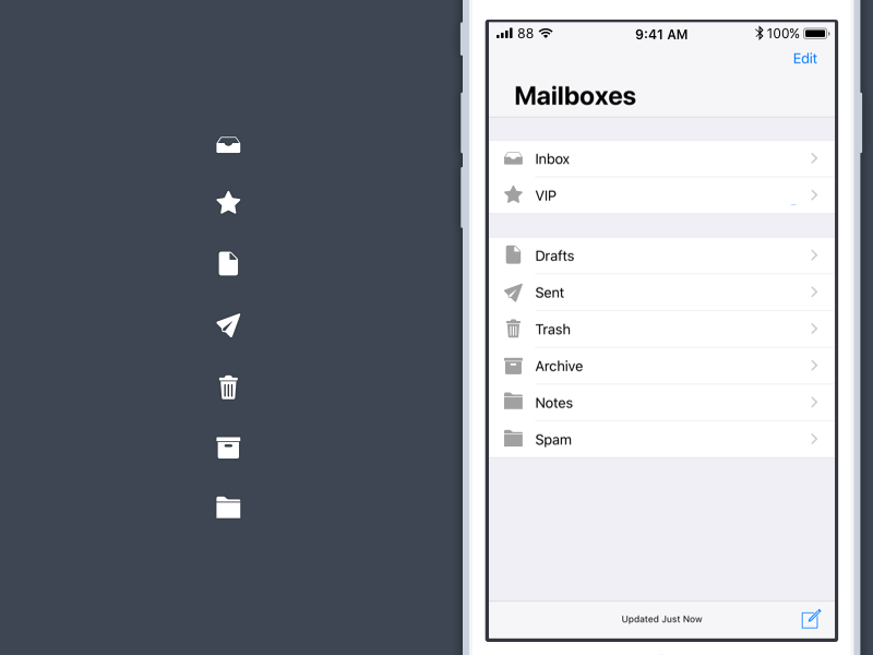 800x600 Mail App Icons Ios Sketch Freebie