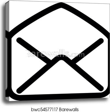 382x390 Open Mail Envelope Icon Symbol Of Read E Mail Communication