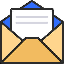 256x256 Read Mail Icon Outline Filled