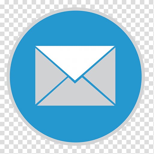 512x512 Blue Triangle Area Symbol Aqua, Mail, Round Blue And White Mail