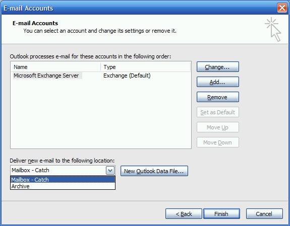 Mail Icon In Control Panel