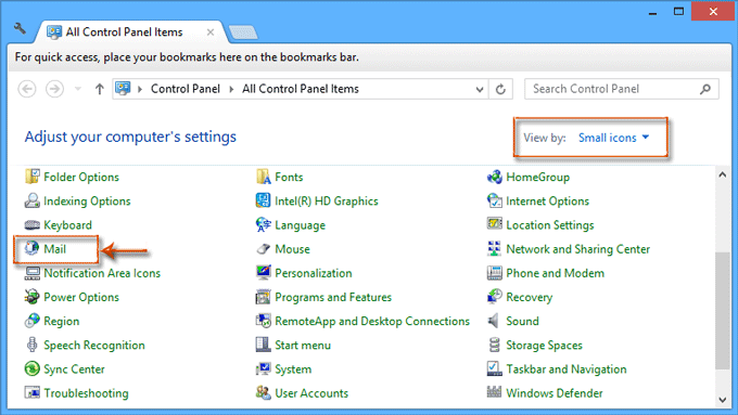 Mail Icon In Control Panel at Vectorified.com | Collection of Mail Icon ...