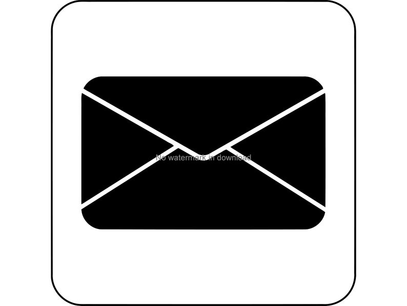 794x596 Mail Digital Download Icon Printable Vector Clipart Letter Etsy