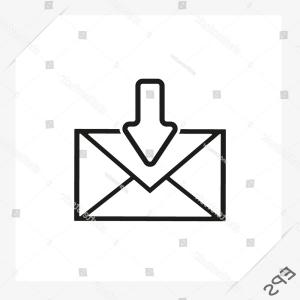 300x300 Photostock Vector Mail Open Icon Black Icon On Transparent