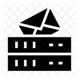 256x256 Mail Server Icon Of Glyph Style