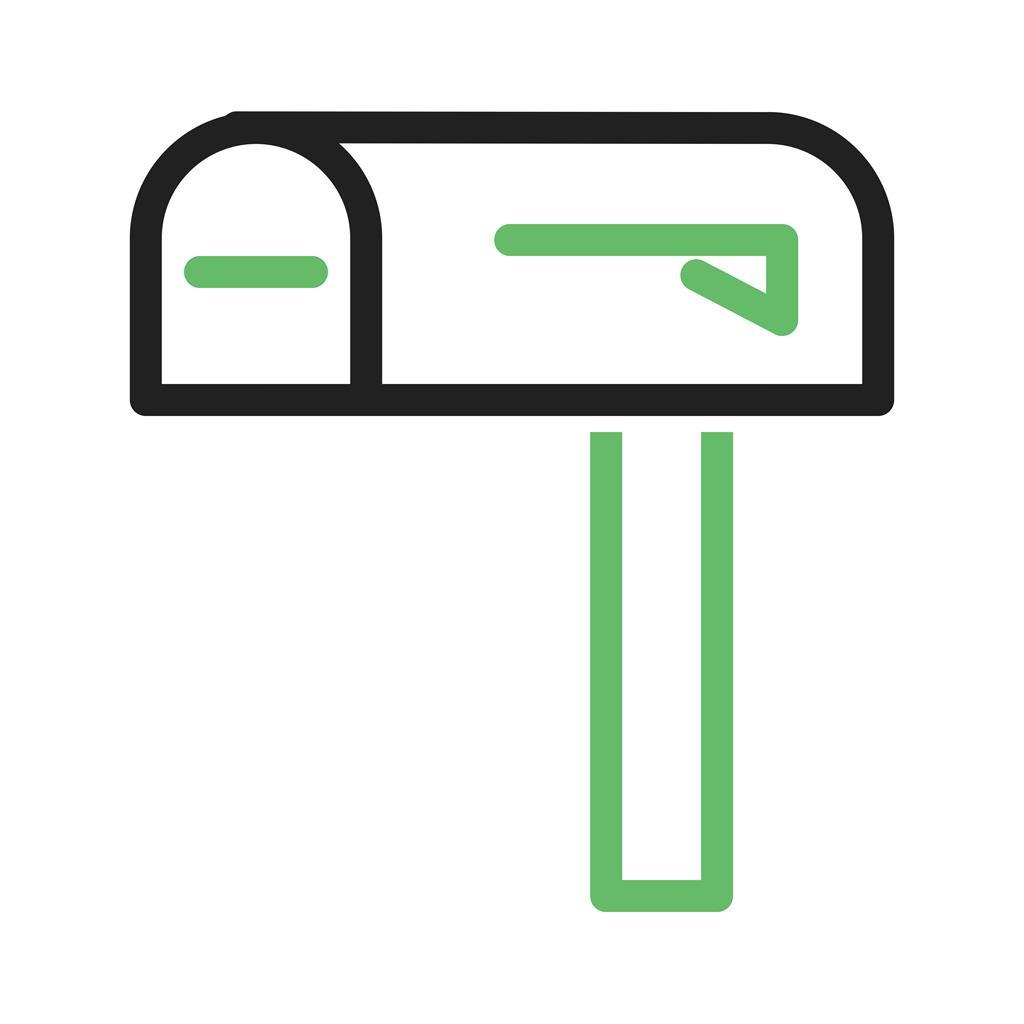 1024x1024 Mailbox Line Green Black Icon