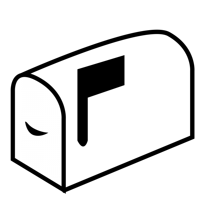 700x700 Mailbox Mail Icon Image Png Vector, Clipart