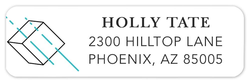 1000x334 Corporate Icon Address Label Office Stationery