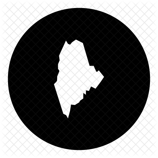 512x512 Maine Icon Of Glyph Style