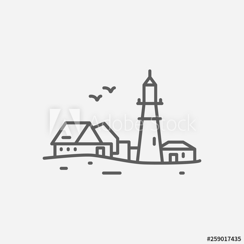 500x500 Maine Icon Line Symbol Isolated Vector Illustration Of Icon Sign