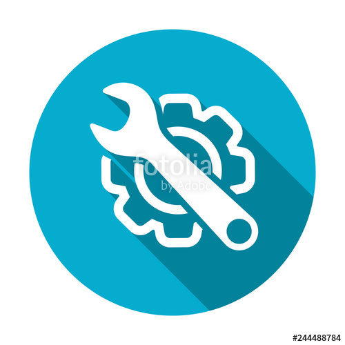 500x500 Maintenance Icon Tools Settings Or Repair Icons Stock Image