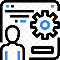 256x256 Website Maintenance Icon Of Line Style