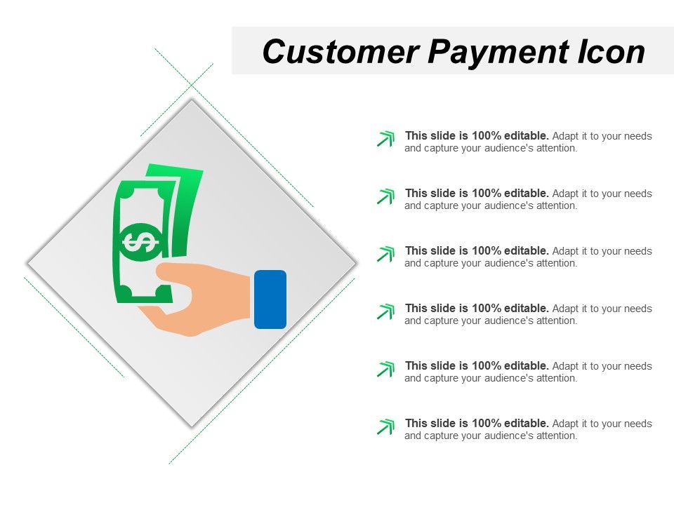 960x720 Customer Payment Icon Powerpoint Presentation Graphics