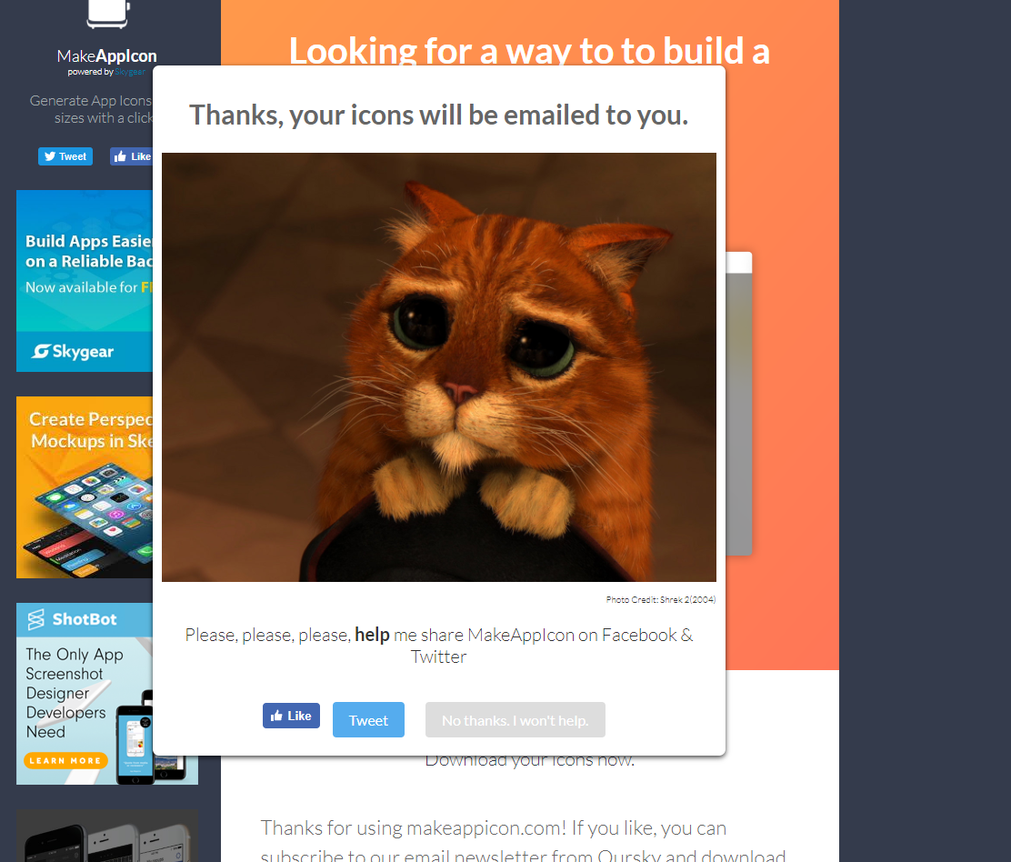 Thanks For Using Our Online Tool, Here's Some Guilt Clicking 1112x948 Thanks For Using Our Online Tool, Here's Some Guilt Clicking
