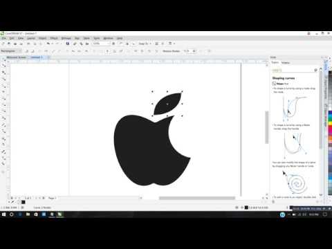 480x360 How To Make Apple Logo In Corel Draw Easy Way