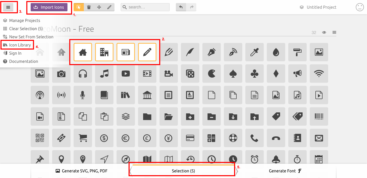 1436x697 How To Use The Icon Font Manager Vamtam Icons And Add New Icons