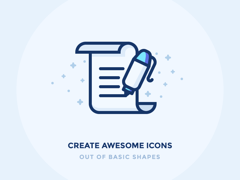 Use Basic Shapes To Create Awesome Icons 800x600 Use Basic Shapes To Create Awesome Icons