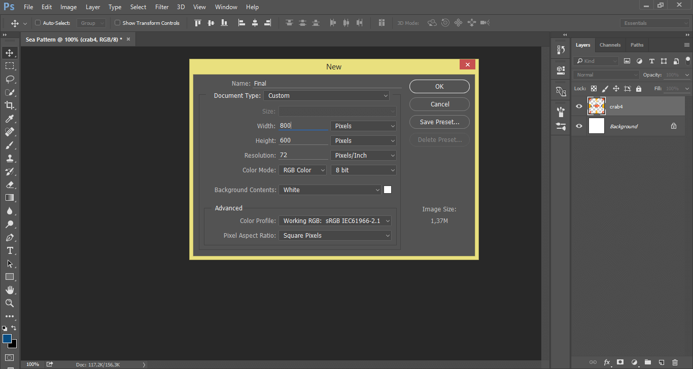 1366x728 How To Create A Seamless Background Pattern In Photoshop