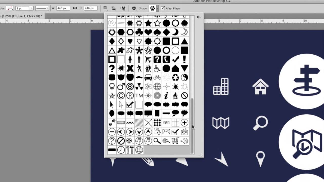 1280x720 How To Make Icons In Adobe Photoshop Photoshop Tricks Skills