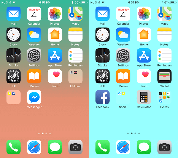 How To Make Iphone Dock Transparent In Ios 600x533 How To Make Iphone Dock Transparent In Ios