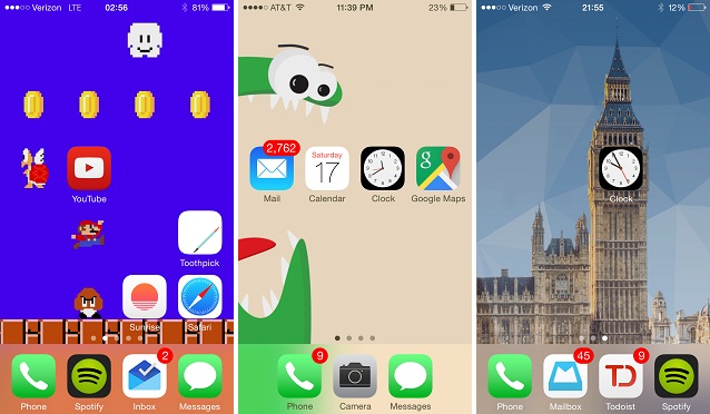 638x372 How To Arrange Homescreen Icons To Create A Custom Layout Without