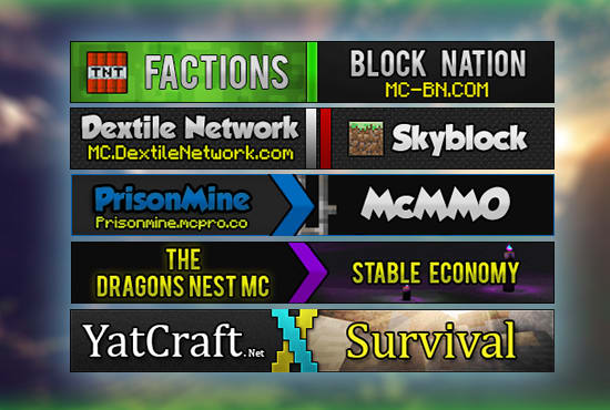 550x370 Make An Animated Minecraft Server Banner With Free Server Icon