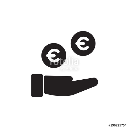 500x500 Earn Money, Make Money Filled Vector Icon Modern Simple Isolated