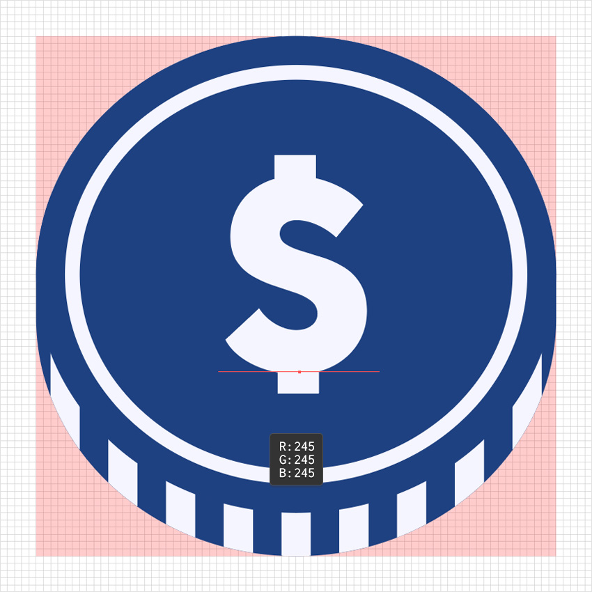 850x850 How To Make A Money Icon In Adobe Illustrator