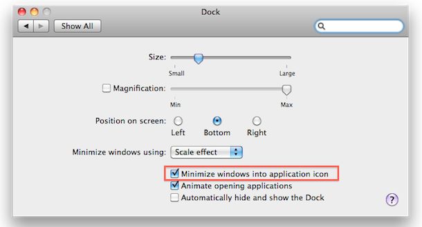 610x329 How To Make Applications Minimize Into Their Dock Icon In Mac Os X