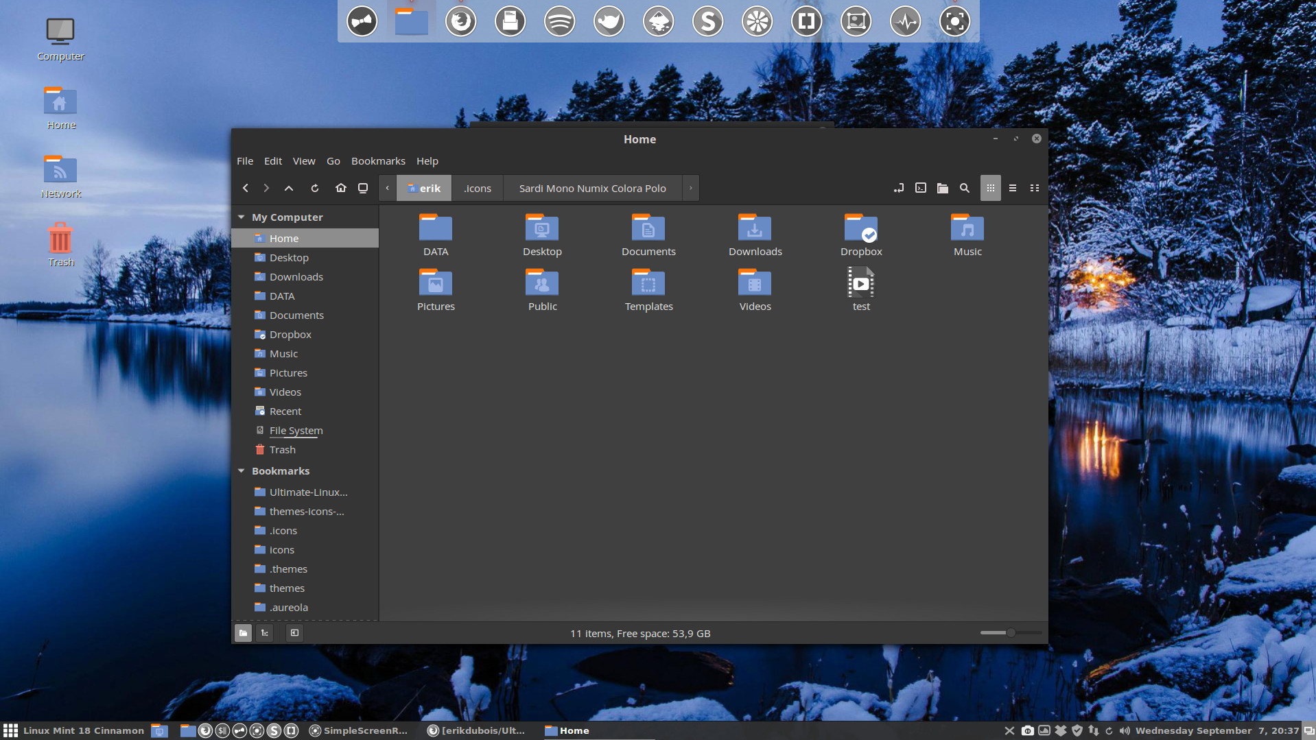 1918x1079 Make It Yourself Icon Theme From Sardi Mono Numix Colora