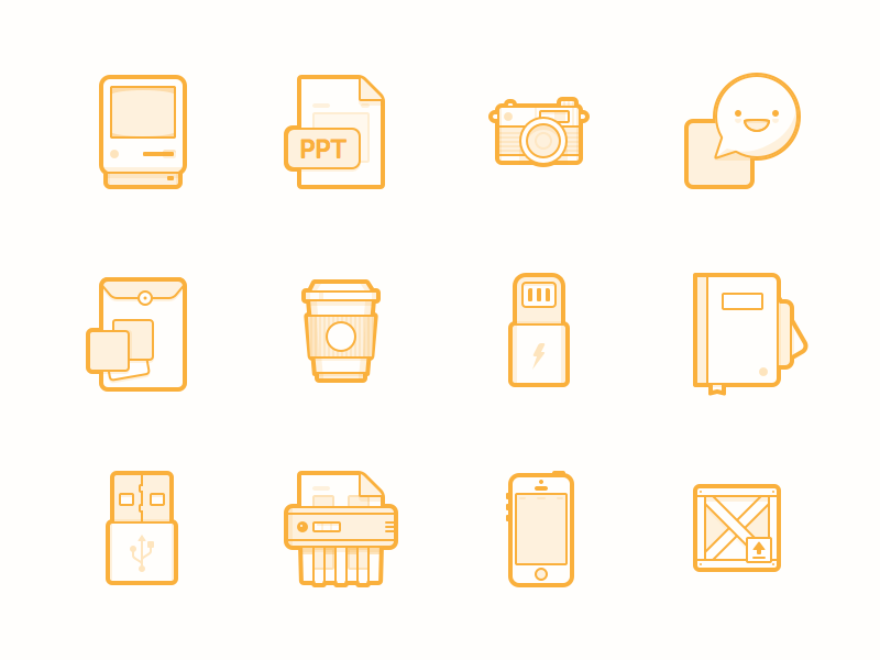 800x600 Various Icons Ui Webmobile Coffee Icon, Icon Design, Line Icon