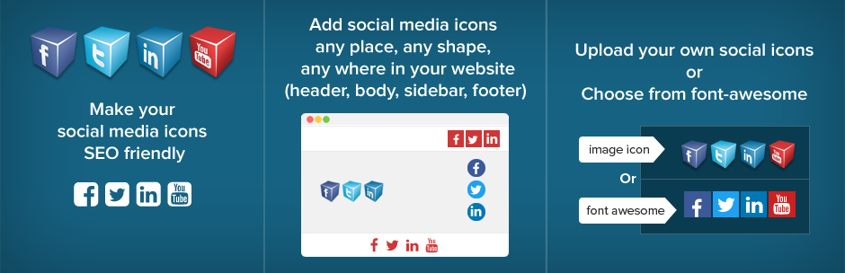 940x304 Easy Social Icons Wordpress Plugin